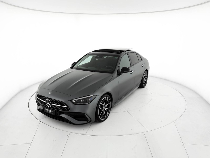 Mercedes Classe C Berlina 220 d mhev premium pro 4matic auto ibrido grigio