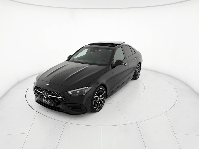 Mercedes Classe C Berlina 300 d mhev premium plus 4matic auto ibrido nero