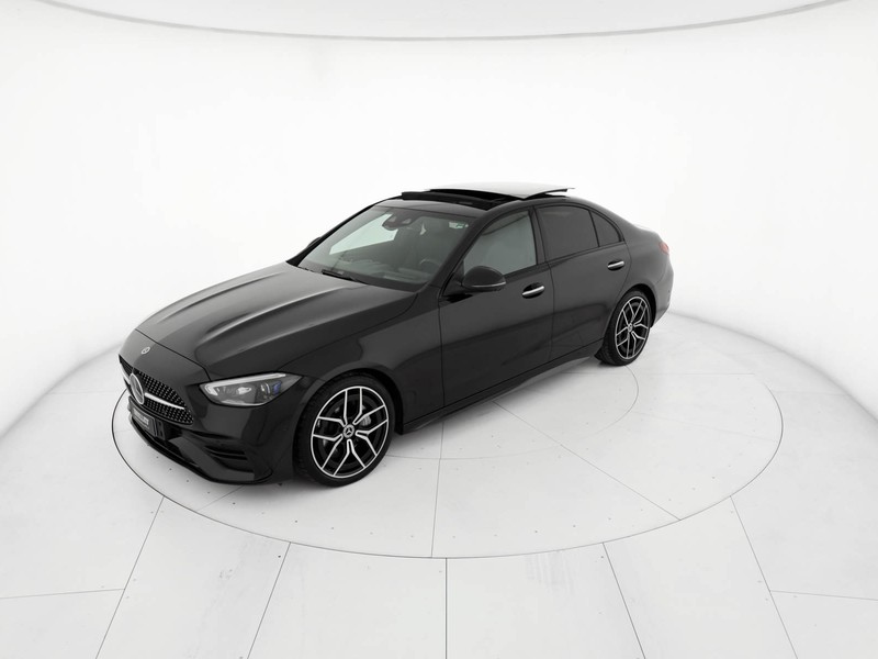 Mercedes Classe C Berlina 300 d mhev premium plus 4matic auto ibrido nero