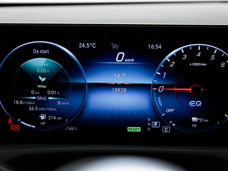 Mercedes Classe A 250 e phev (eq-power) premium auto ibrido rosso