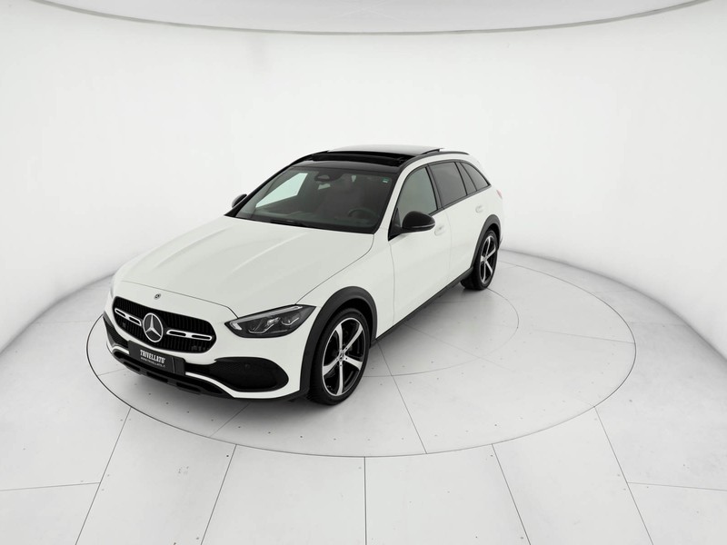 Mercedes Classe C SW sw all-terrain 220 d mhev premium 4matic auto ibrido bianco