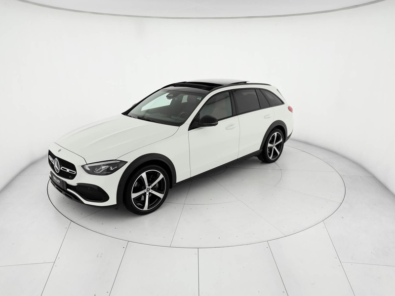 Mercedes Classe C SW sw all-terrain 220 d mhev premium 4matic auto ibrido bianco