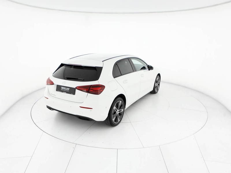 Mercedes Classe A 250 e phev progressive advanced auto ibrido bianco