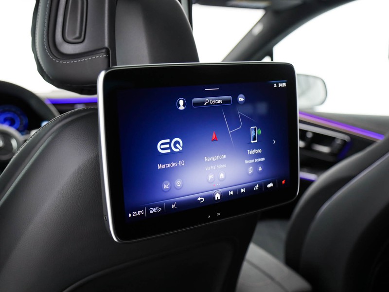 Mercedes EQS suv 450 amg line premium 4matic auto elettrica grigio