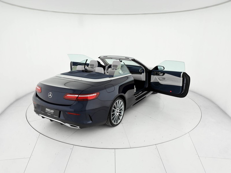 Mercedes Classe E Cabrio cabrio 220 d premium auto my20 diesel blu/azzurro