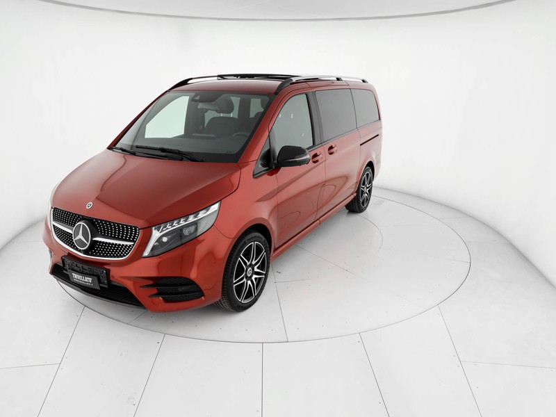 Mercedes Classe V long 300 d exclusive 4matic auto diesel rosso
