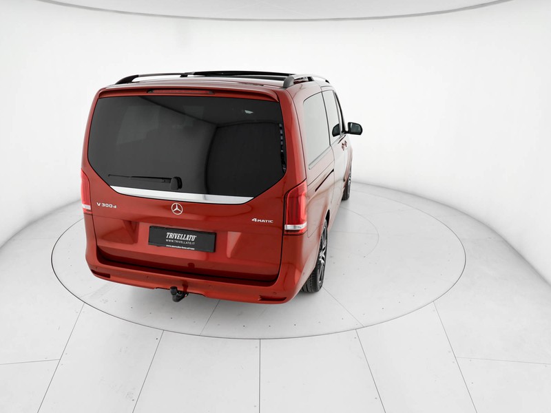 Mercedes Classe V long 300 d exclusive 4matic auto diesel rosso
