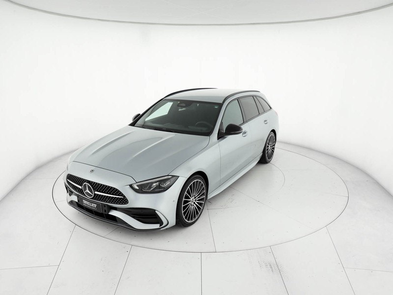 Mercedes Classe C SW sw 220 d mhev premium 4matic auto ibrido grigio