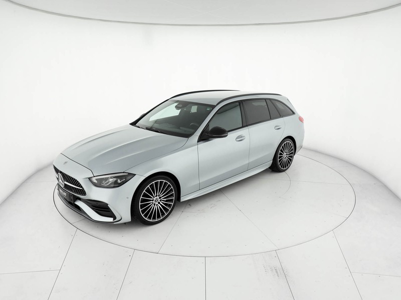 Mercedes Classe C SW sw 220 d mhev premium 4matic auto ibrido grigio