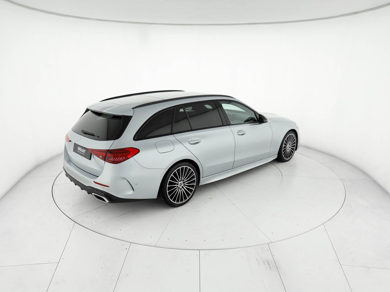 Mercedes Classe C SW sw 220 d mhev premium 4matic auto ibrido grigio