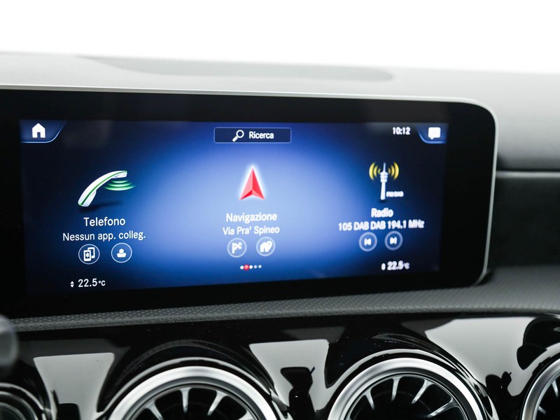 Mercedes Classe A 180 premium auto benzina argento