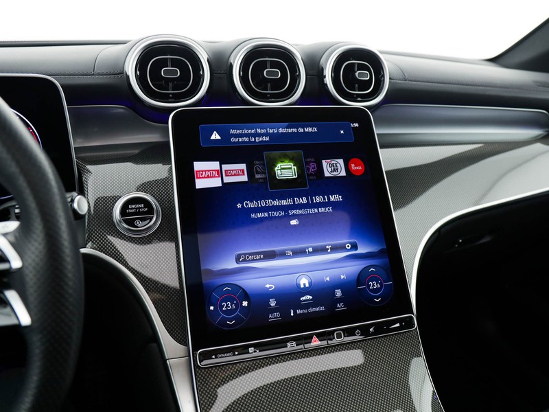 Mercedes GLC 220 d amg line advanced 4matic auto ibrido grigio