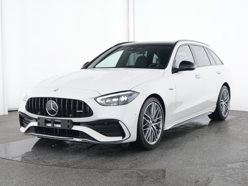 AMG Classe C c sw amg 43 mhev premium plus 4matic 422cv auto ibrido bianco