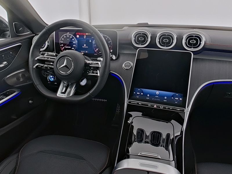 AMG Classe C c sw amg 43 mhev premium plus 4matic 422cv auto ibrido bianco