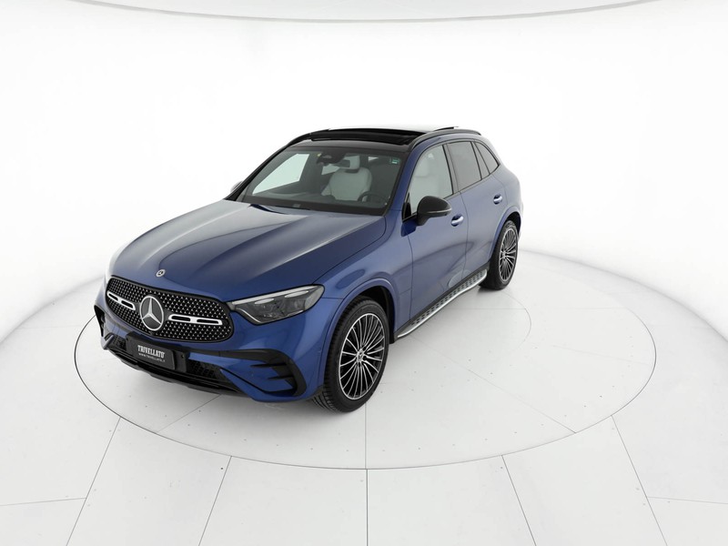 Mercedes GLC 220 d amg line premium plus 4matic auto ibrido blu/azzurro