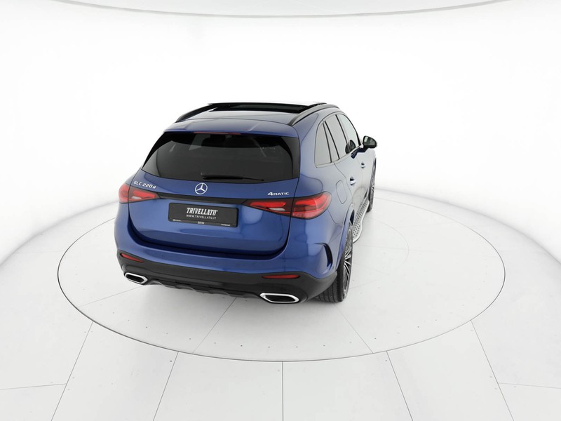 Mercedes GLC 220 d amg line premium plus 4matic auto ibrido blu/azzurro