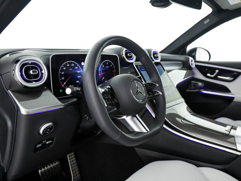 Mercedes GLC 220 d amg line premium plus 4matic auto ibrido blu/azzurro