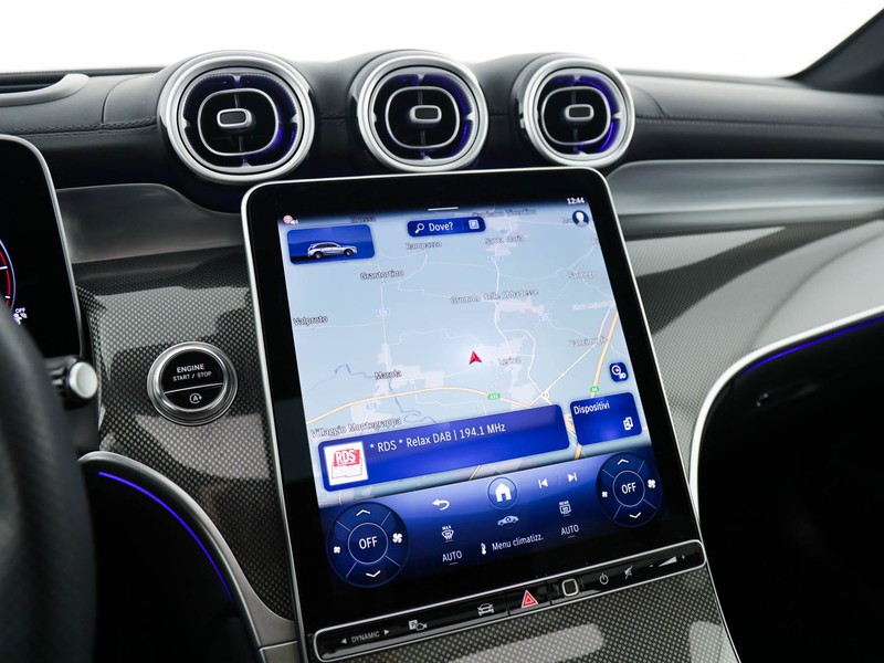 Mercedes GLC 220 d amg line premium plus 4matic auto ibrido blu/azzurro