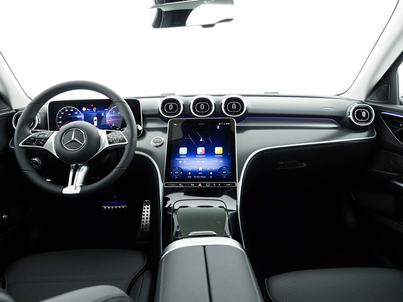 Mercedes Classe C SW sw all-terrain 220 d mhev advanced 4matic 197cv auto ibrido bianco