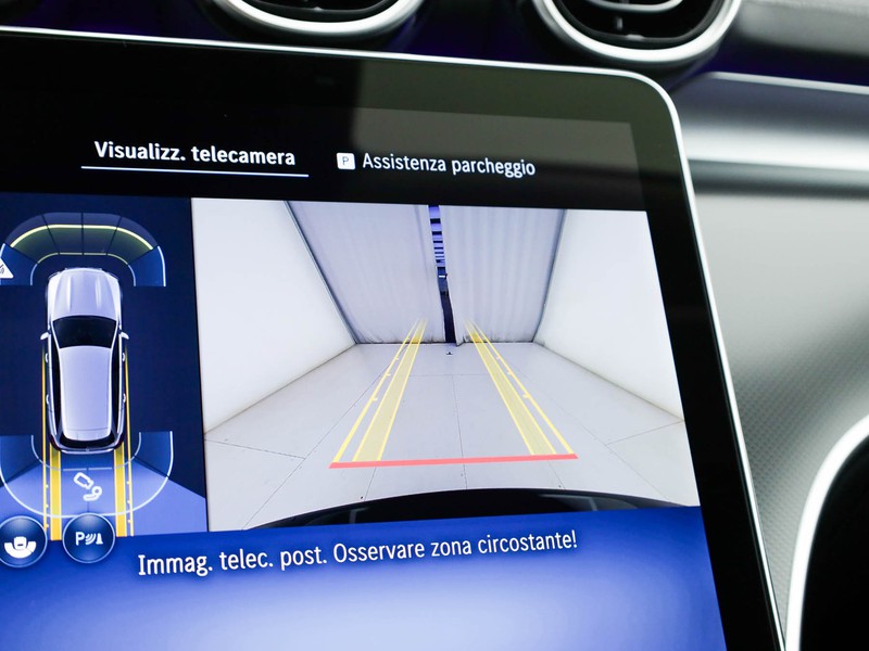 Mercedes Classe C SW sw all-terrain 220 d mhev advanced 4matic 197cv auto ibrido bianco