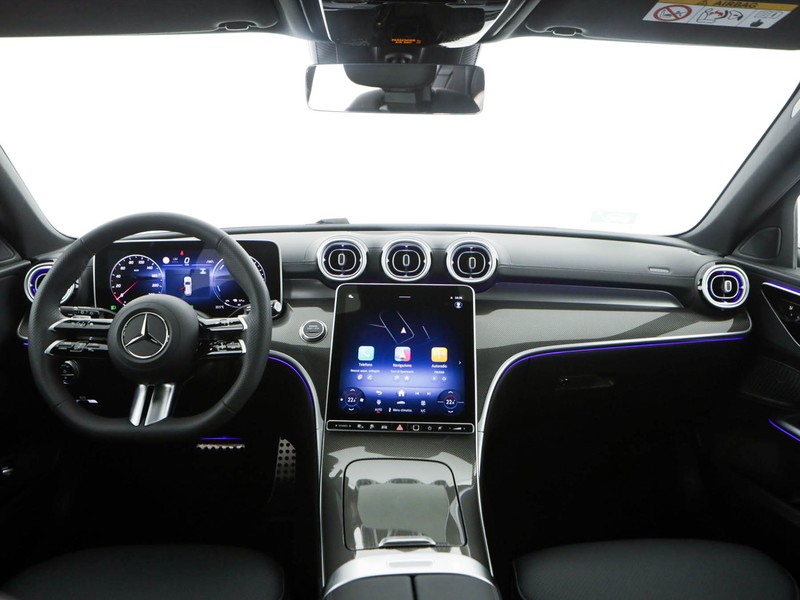 Mercedes Classe C SW sw 300 de phev travel edition 4matic auto ibrido argento