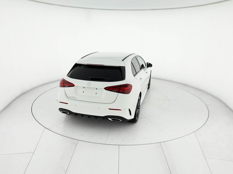 Mercedes Classe A 180 d amg line advanced plus auto diesel bianco