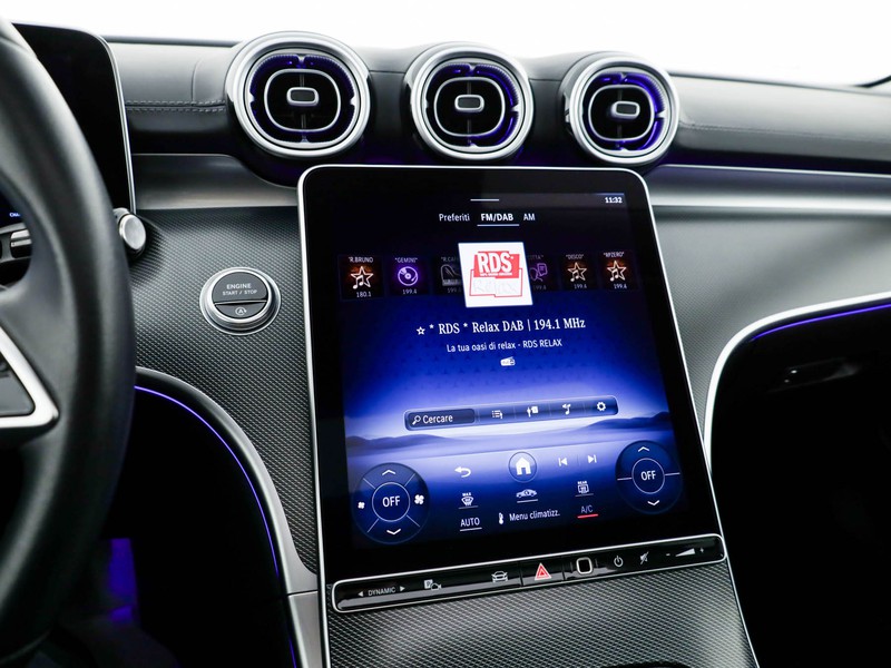 Mercedes Classe C SW sw all-terrain 220 d mhev premium plus 4matic auto ibrido blu/azzurro