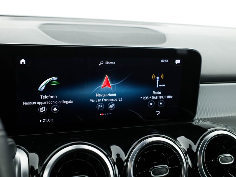 Mercedes GLB 200 d business extra auto diesel blu/azzurro