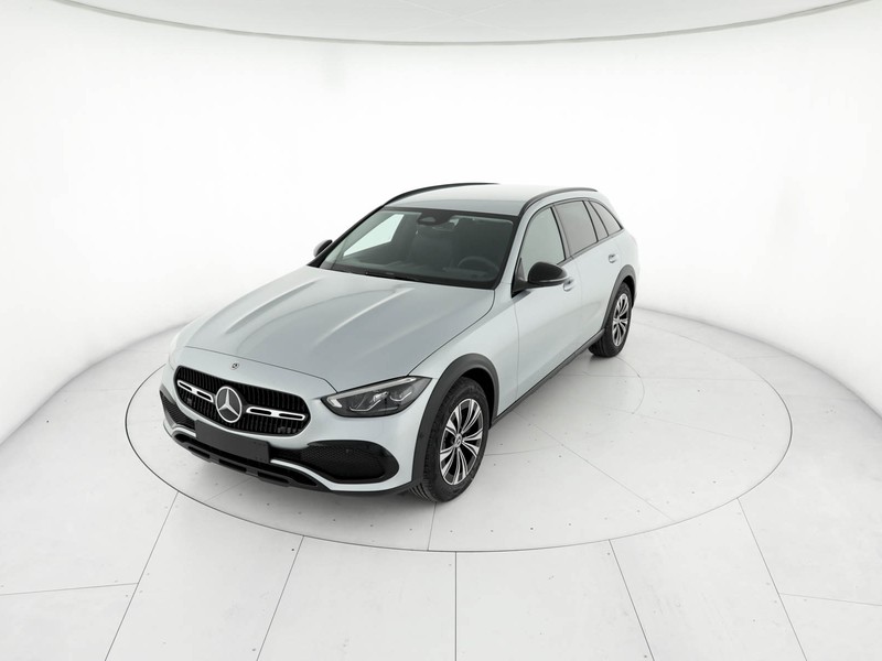 Mercedes Classe C SW sw all-terrain 220 d mhev advanced 4matic 197cv auto ibrido argento