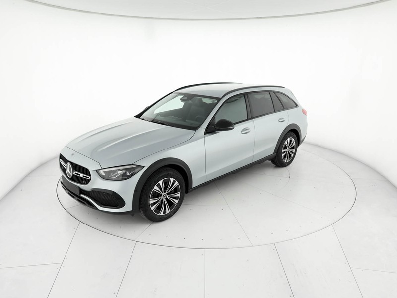 Mercedes Classe C SW sw all-terrain 220 d mhev advanced 4matic 197cv auto ibrido argento