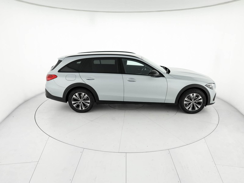 Mercedes Classe C SW sw all-terrain 220 d mhev advanced 4matic 197cv auto ibrido argento