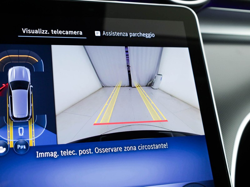 Mercedes Classe C SW sw all-terrain 220 d mhev advanced 4matic 197cv auto ibrido argento