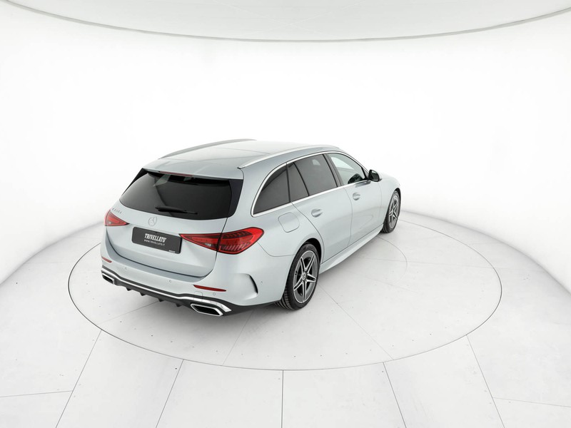 Mercedes Classe C SW sw 220 d mhev premium auto ibrido argento