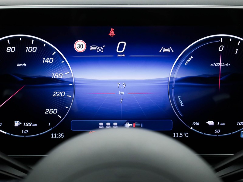 Mercedes GLC 300 de phev amg line advanced tech 4matic auto ibrido bianco