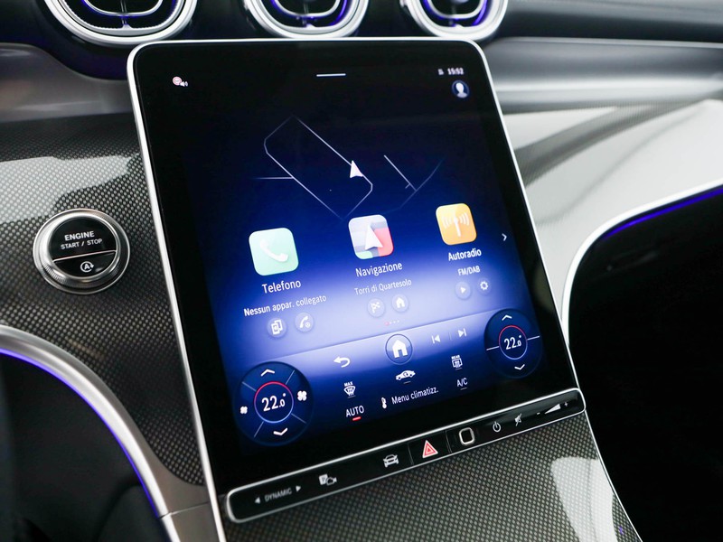 Mercedes GLC 220 d amg line premium 4matic auto ibrido nero