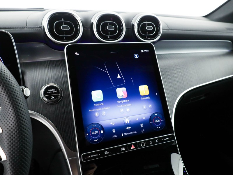 Mercedes GLC 220 d amg line advanced 4matic auto ibrido nero