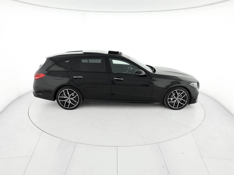Mercedes Classe C SW sw 220 d mhev amg line premium 4matic 197cv auto ibrido nero