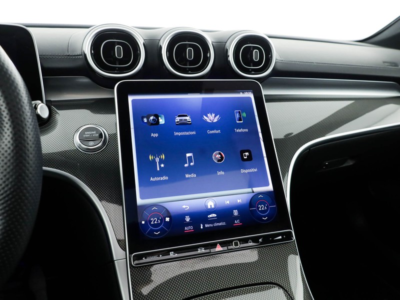 Mercedes Classe C SW sw 220 d mhev amg line premium 4matic 197cv auto ibrido nero