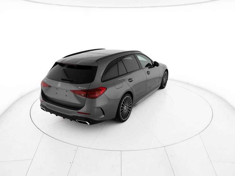 Mercedes Classe C SW sw 220 d mhev amg line advanced 4matic 197cv auto ibrido grigio