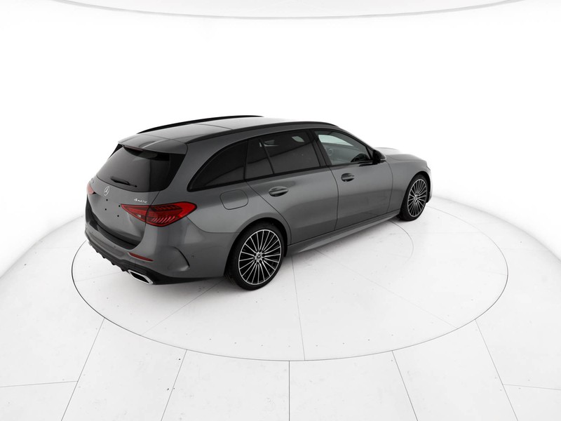 Mercedes Classe C SW sw 220 d mhev amg line advanced 4matic 197cv auto ibrido grigio