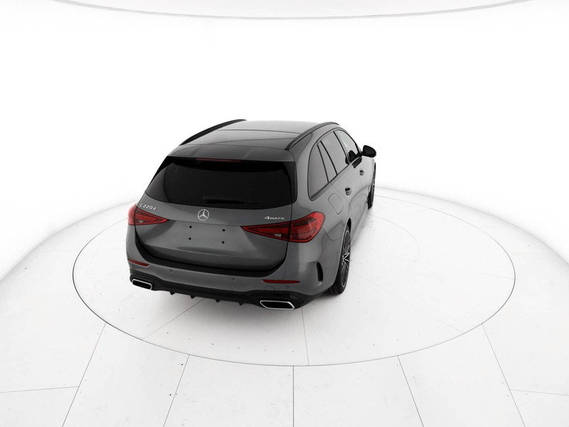 Mercedes Classe C SW sw 220 d mhev amg line advanced 4matic 197cv auto ibrido grigio