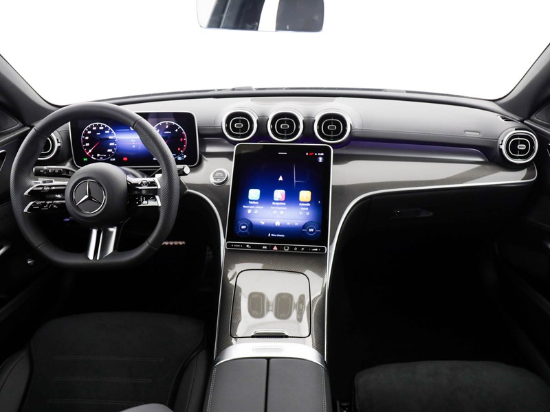 Mercedes Classe C SW sw 220 d mhev amg line advanced 4matic 197cv auto ibrido grigio