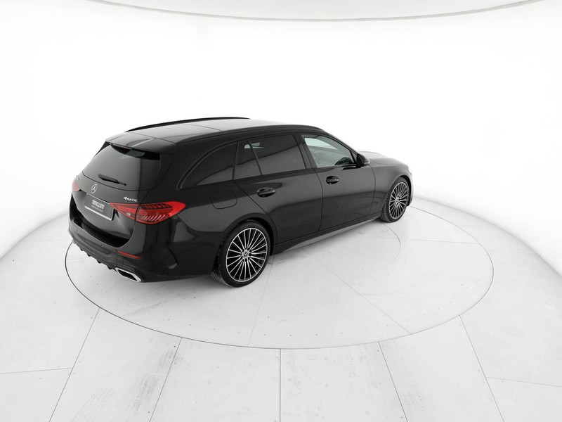 Mercedes Classe C SW sw 220 d mhev premium 4matic auto ibrido nero
