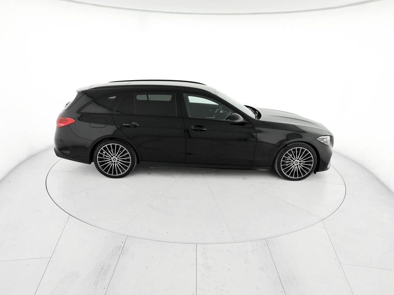 Mercedes Classe C SW sw 220 d mhev premium 4matic auto ibrido nero