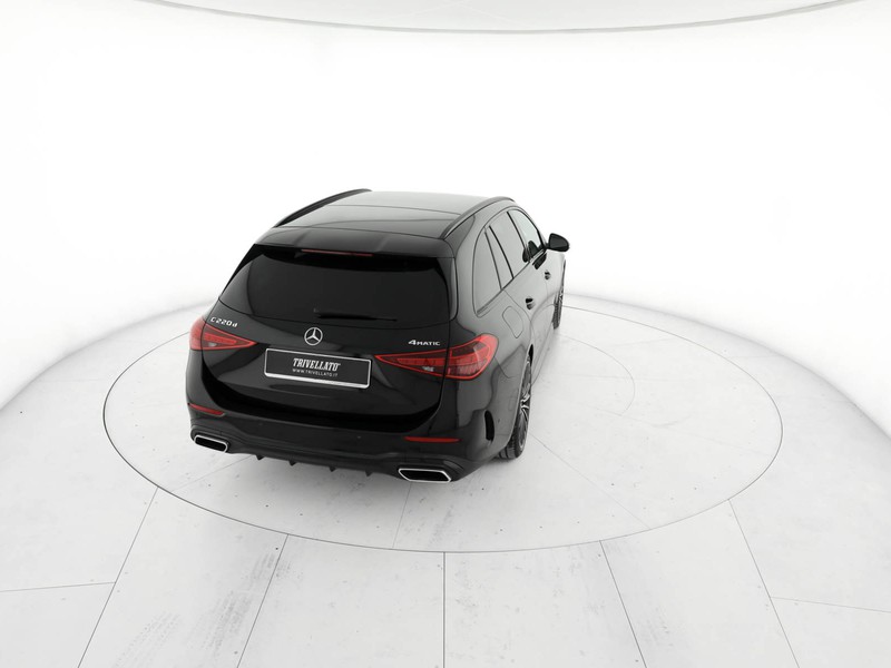 Mercedes Classe C SW sw 220 d mhev premium 4matic auto ibrido nero