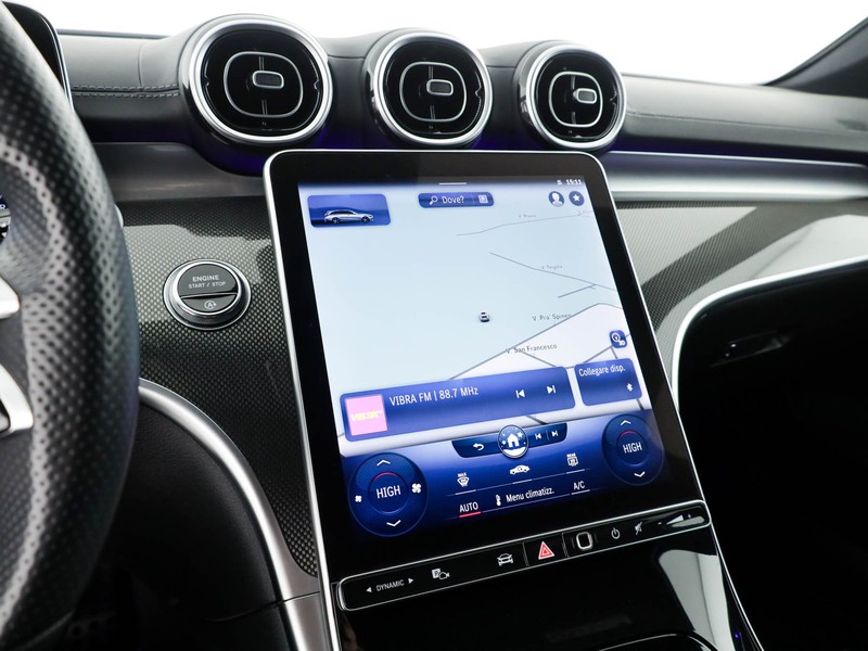 Mercedes Classe C SW sw 220 d mhev premium 4matic auto ibrido nero