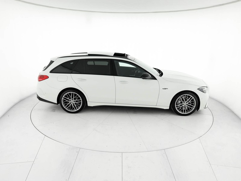 AMG Classe C c sw amg 43 mhev premium plus 4matic 422cv auto ibrido bianco