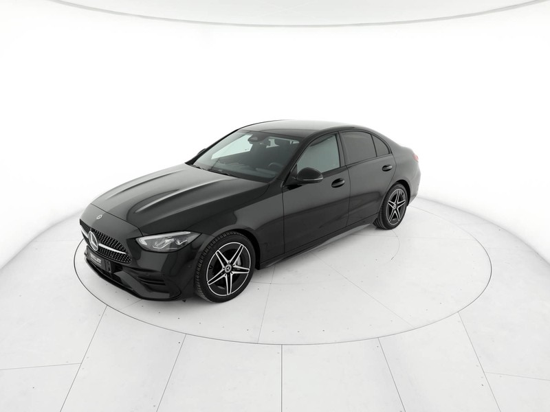 Mercedes Classe C Berlina 200 d mhev amg line advanced plus auto ibrido nero