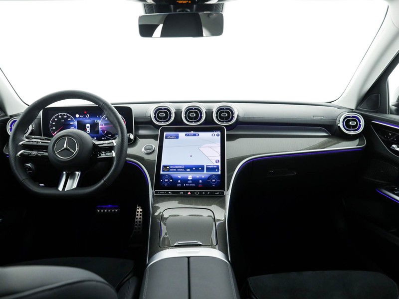 Mercedes Classe C Berlina 200 d mhev amg line advanced plus auto ibrido nero