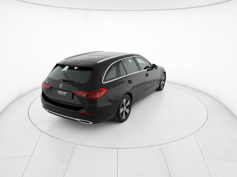 Mercedes Classe C SW sw 200 d mhev advanced auto ibrido nero